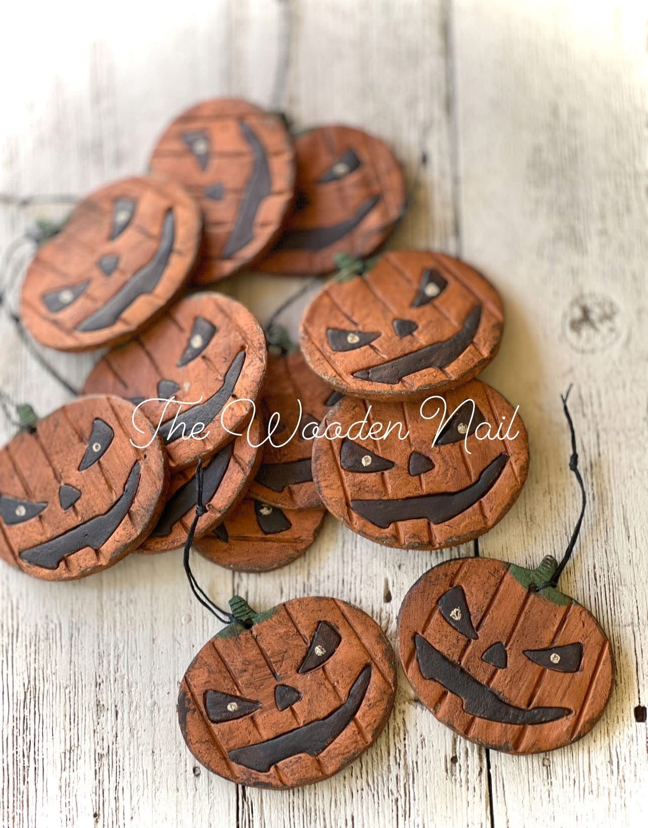Halloween - Scary Pumpkin Ornaments
