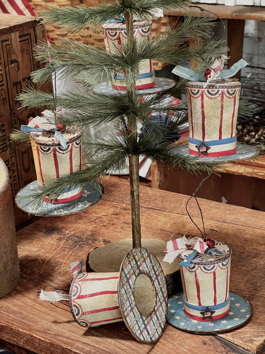Americana Uncle Sam Hat ornament/ tree topper