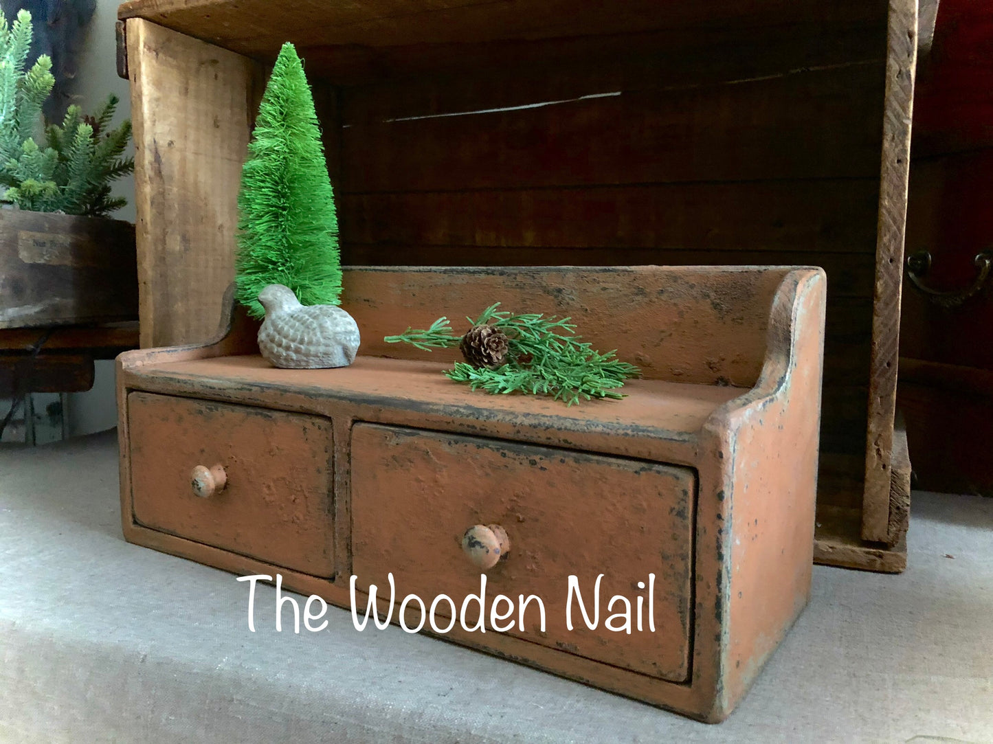 Two Drawer Shelf Cubby