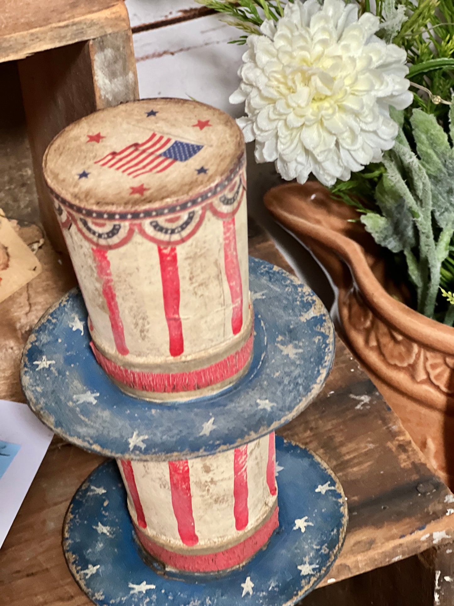 Americana Uncle Sam Hat / tree topper