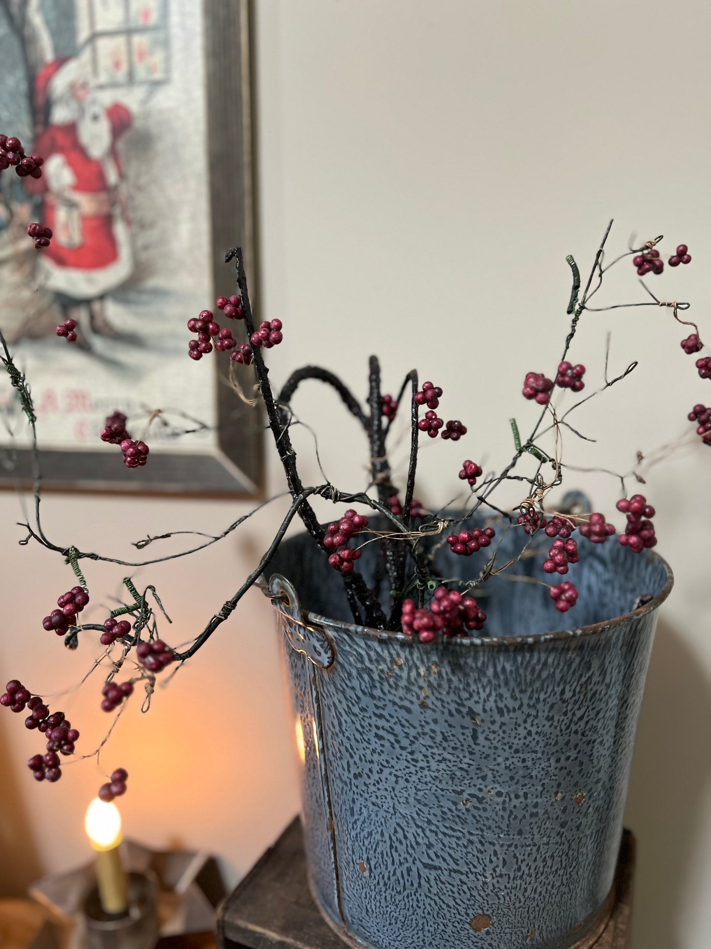 Christmas- berry garland