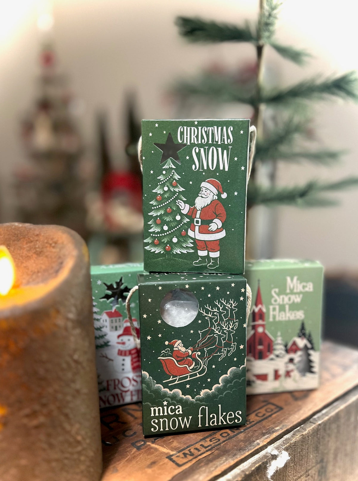 Christmas - Boxed German Mica Snow