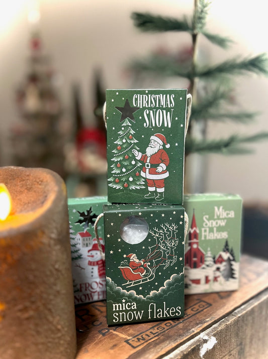 Christmas - Boxed German Mica Snow