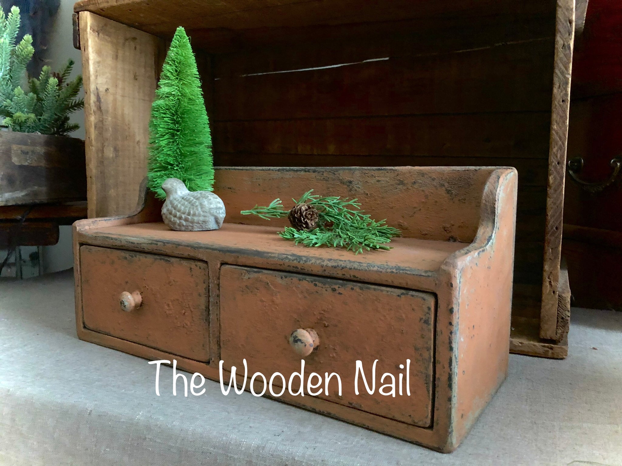 Two Drawer Shelf Cubby